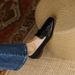 Round Head Tassel Black Soft Bottom Bean Shoes Thick Heel Low Heel Shoes Women's Casual Loafers Ladies Shoes_vogvips.com