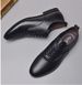 Men's Pointed Leather Shoes, Formal Lace-up Leather Shoes Men's Wedding Shoes_vogvips.com