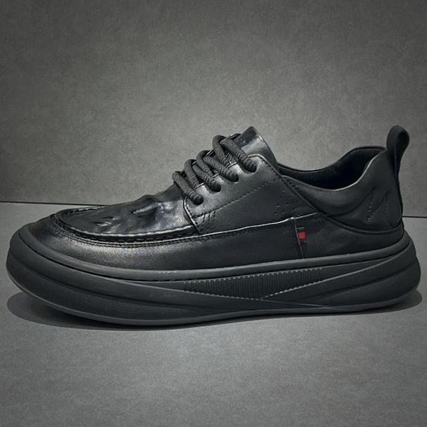 Autumn 2024 New Genuine Full Cowhide Business Comfortable Versatile Soft Thick Sole Men's Casual Leather Shoes_vogvips.com