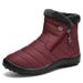 Shoes New Cross-Border Large Size Women's Polyurethane Long Warm High-Top Snow Comfortable Cotton Boots_vogvips.com