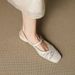 French-style Exquisite Woven Hollow-out Closed-toe For Women, 2026 New Summer Low-heel Chunky-heel Popular Mary Jane_vogvips.com