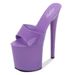 Women's Fashion High Heels - 17cm & 20cm Platform Stiletto Pumps, PU Leather Pointed Toe Sandals, Elegant & Sexy For Parties & Evening Wear_vogvips.com