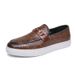 Men's Shoes Large Size Tassel Sneakers For Men Fashion Catwalk Slip On Leather Shoes For Men With Personalized Business Casual Sneakers_vogvips.com