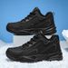 Couple Leather Sneakers, Men's And Women's Velvet Running Casual Travel Shoes, Cotton Shoes_vogvips.com