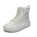 Fleece-Lined High-Top Snow Boots For Women 2025 Winter New Style Student Ins Korean Version Warm Casual Cotton Shoes_vogvips.com