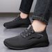 Men's Large-size Casual Fly-knit Mesh Breathable Sports Versatile Men's Shoes, Soft-soled Comfortable Single Shoes_vogvips.com