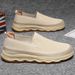 Euro Step Spring New Plus Size Trendy Men's Breathable Casual Comfortable Soft Sole Slip-On Lazy Shoes_vogvips.com