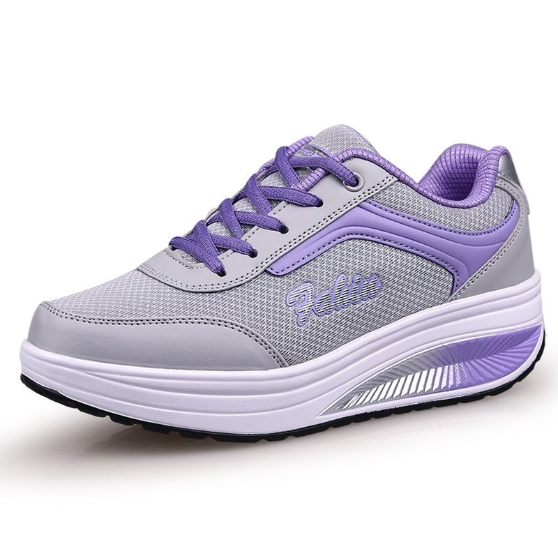 High Quality Sneakers Platform Women Vulcanized Casual Walking Thick Sole Swing Shoes Zapatillas Mujer_vogvips.com