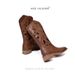 Miss Valunen Summer New Hollow Western Cowboy Round Toe Low Heel Long Boots For Women_vogvips.com
