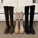 Platform Tube Riding For Women 2025 Autumn Winter New Versatile Fleece-Lined High Heel Over-the-Knee Two-Way Wear Long_vogvips.com