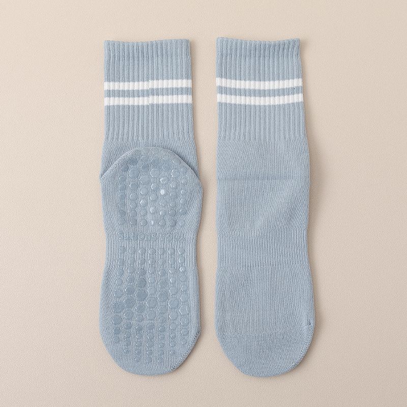 Yoga Socks Women's Mid Tube Socks Non Slip Silicone Indoor Fitness Floor Socks Pilates Women's Sports Socks_vogvips.com