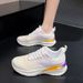 New Breathable Flying Woven Sports For And Women Running Thick Soled Casual Shoes Men F8828_vogvips.com