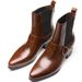 European Warm Series Direct Sale Autumn Winter Fashion British Style Men's Martin Business Workplace Expert Pointed Toe Cowhide Boots_vogvips.com