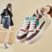 2026 Spring New White Sneakers Korean Version Ins Style For Female Students Thick-Soled Height-Increasing Sports Casual_vogvips.com