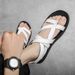 Men's In Large Size, New Summer Sandals, Fashionable Youth Street Fashion Shoes, Personalized Breathable Casual Shoes_vogvips.com