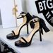 7252-H102M European And American Ultra-high Heel Elegant Patent Leather Open-toe Sexy Platform Sandals With Large Bow_vogvips.com
