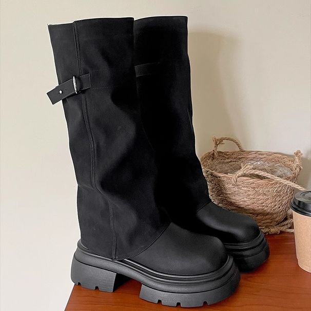Melard Height-Increasing Thick-Soled Long For Women 2025 New Summer Over-the-Knee Slimming Riding Boots_vogvips.com
