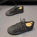 Internet Famous Diamond Inlaid Men's 2024 New Spirit Young Man Casual Sports Flat Bottomed Lace Up Korean Version_vogvips.com