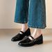 French-style Vintage Genuine Chunky Heel Commuting Shoes For Women, New Spring And Autumn Soft Leather Thick-soled Mary_vogvips.com