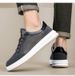 Hollow Hole Shoes Men's Sports Shoes Invisible Inner Height Increase Casual Mesh Board Shoes Men's Shoes_vogvips.com