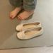 Flat Ballet For Women, Spring 2025 New Evening Style, Red With Skirt, Light Mouth Women's Singles Shoes_vogvips.com