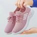 2024 Women's Casual Walking Shoes Soft Soled Fashionable Sock Design Mother Shoes Sports Single Shoes for Ladies_vogvips.com