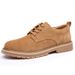 European Warm Series Autumn Winter Leather Versatile Korean Style Casual Trendy British Work Cowhide Thick Sole Suede Men's Shoes_vogvips.com