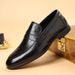 Euro Step 2025 New Autumn Casual Loafers Top Layer Cowhide Business Leather Slip-On High-End British Style Men's Shoes_vogvips.com