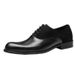 Suit leather shoes Men's business English leather abrasive leather wedding handmade Oxford shoes pointed men's shoes_vogvips.com
