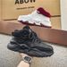 Men's Spring New Style Niche Design, Durable And Fashionable Dad Shoes, Trendy Men's Thick Soled High Rise Leather_vogvips.com