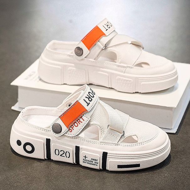 Cross-Border Men's Summer Outdoor Sandals Teenagers, Dual-Use For Middle School Students, Beach Closed-Toe Sports_vogvips.com