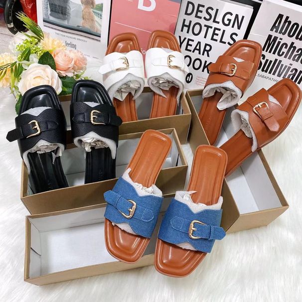 Flip-flops European American Original Brand Hardware Buckles, Exclusively For Cross-border Sales, New Stylish And_vogvips.com