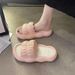 Women's Summer Slippers - Cute & Comfy Flat Flip Flops, Soft Sole Indoor/Outdoor Slides For Home, Sweet Heart Design_vogvips.com