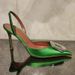 Oval Rhinestone Buckle Closed-toe Sandals, New Spring 2025 Model, European And American Socialite Pointed-toe Stiletto_vogvips.com