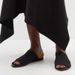 2025 Summer New Style Calf Leather Flat Bottom Comfortable Breathable Mesh Sexy Hazy Fish Mouth Fairy Sandals_vogvips.com