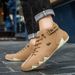 European Warm Series Top Layer Cowhide High-top Martin Cotton Shoes Octopus Autumn Winter Fleece-lined Unisex Outdoor Ankle Boots_vogvips.com