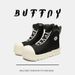 Big Head Martin Boots Thick Sole Heightening Round Head High Top High-end Sports And Leisure Men's Shoes_vogvips.com