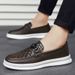 Four Seasons Low-top Business Casual Shoes Workwear Leather Trendy Slip-on Small Quantity Custom_vogvips.com