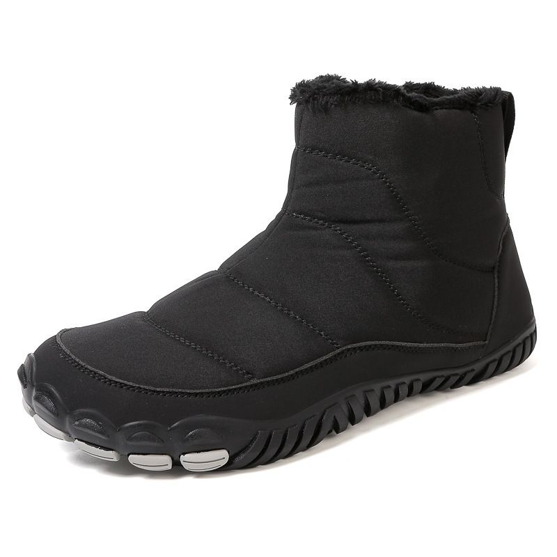 New Large Waterproof Snow Men's Winter Plush Thick Shoes Northeast Anti Cold Cotton Boots_vogvips.com