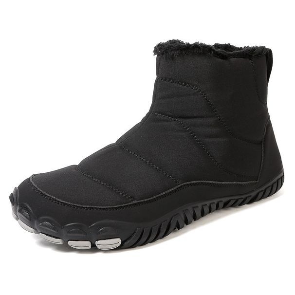 New Large Waterproof Snow Men's Winter Plush Thick Shoes Northeast Anti Cold Cotton Boots_vogvips.com