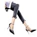 2025 Spring New European And American Style Pointed Toe Hollow Rhinestone Strap Fashionable Easy-to-Match Low-Heel_vogvips.com