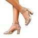Cross-strap High-heeled Women's Shoes, Foreign Trade 2026 New Model, Cross-border Urgent Purchase, Large Size 43, Suede_vogvips.com