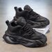 New Outdoor Wear-resistant Thick Sole Increase Sports Shoes Senior Sense All Match Student Daddy Shoes_vogvips.com