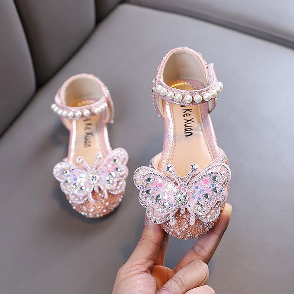 Baby Girl Girl Girl Princess Diamond Single Shoe Shoes Dance Show Shoes_vogvips.com