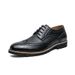 Euro Step New Low-Cut Brogue Carved Men, Large Size 46, Business Formal Leather Shoes For Weddings_vogvips.com