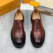New Business Casual Leather Thick Sole Wear-resistant British Fashion Loafers Men's Wedding Groom Shoes_vogvips.com
