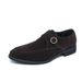 Cross-Border Suede Buckle Leather Spring And Autumn New Men's Casual Shoes Slip-On Hairstylist Loafers Men_vogvips.com
