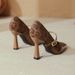 First Encounter: Leopard Print Brown High Heels For Elegant Women, 2025 Autumn New Vintage Hong Kong Style Mary Jane_vogvips.com