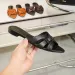 Y+5+L Slides Womens Sandals Pointed Fish Mouth Summer Luxry Flat Slippers Genuine Leather Breathable Comfortable_vogvips.com
