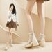 National Style Mesh Thick Sole Slim Chunky Height Increasing Women 2024 New Over-the-Knee Long Boots High Heels_vogvips.com